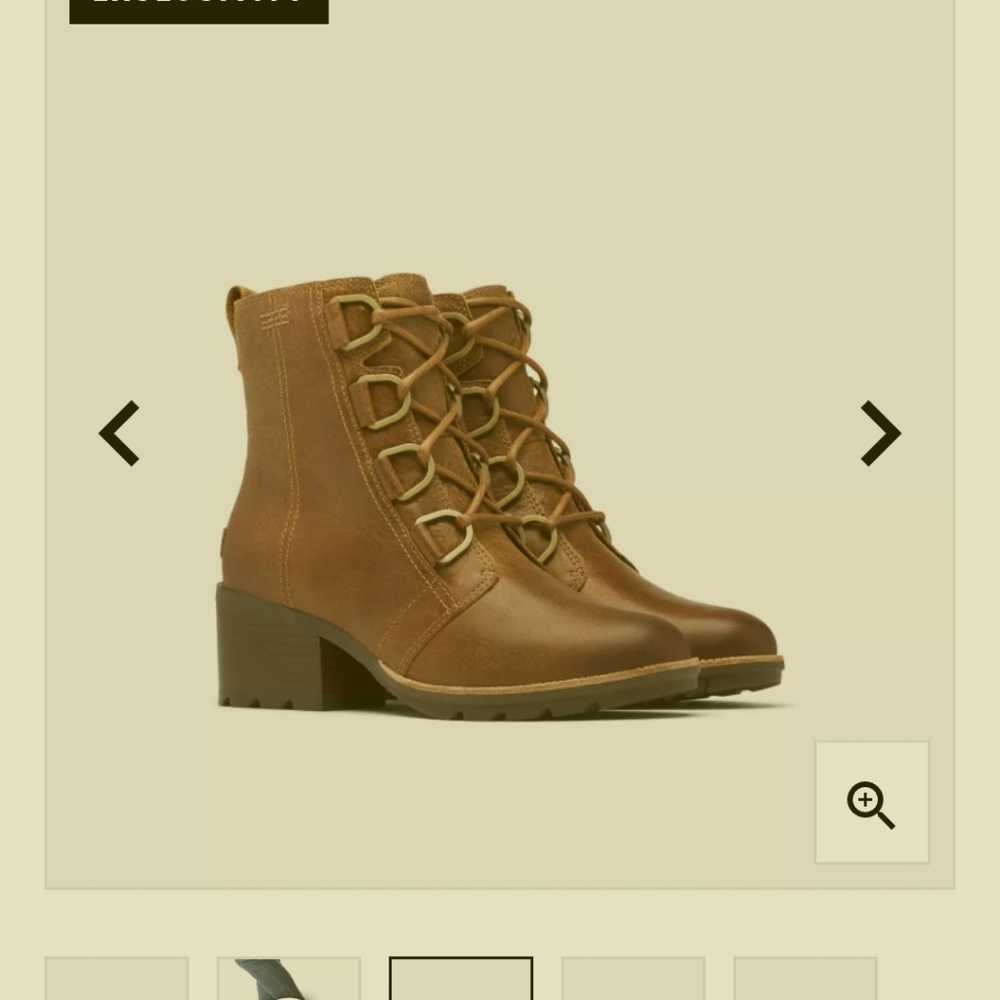 Sorel Cate Stylish Brown Lace-Up Ankle Boots leather